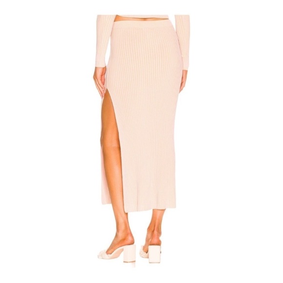 Cream Ribbed Knit Cardigan Set - Picture 3 of 10